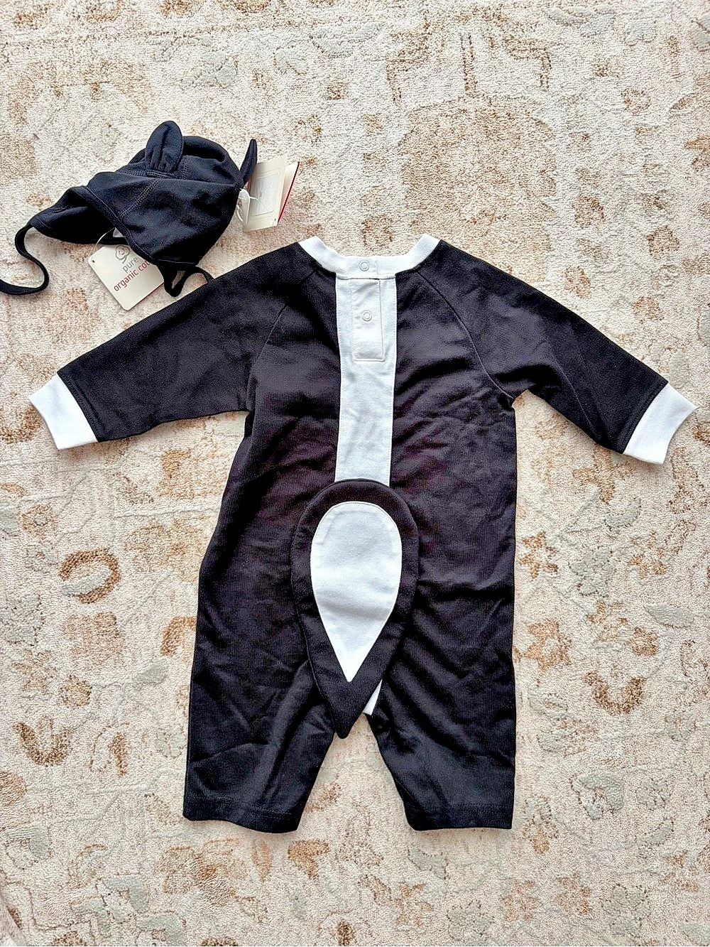 NWT! Hanna Andersson Y2K Organic Cotton Skunk Halloween Costume
